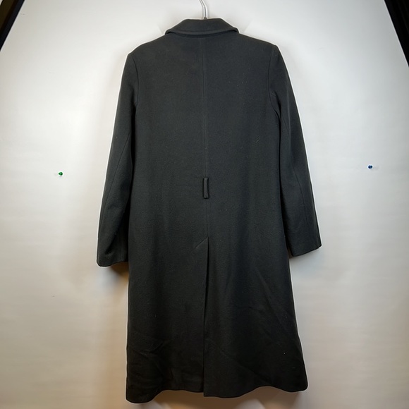 French Connection Women's Black Long Sleeve Long Coat Size 12 - Picture 5 of 5